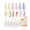 Pastel Macarons, variant on Modelones Jelly Gel Nail Polish Set, Cat Eye Nude Brown Neutral Skin Tone Gel Polish Kit, Hema Free Sheer Transparent Gel Polish for DIY French Nail Art Manicure Gifts