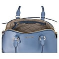 thumbnail image 3 of Michael Kors Veronica Medium Dome Satchel Crossbody Denim Blue Saffiano Leather, 3 of 10