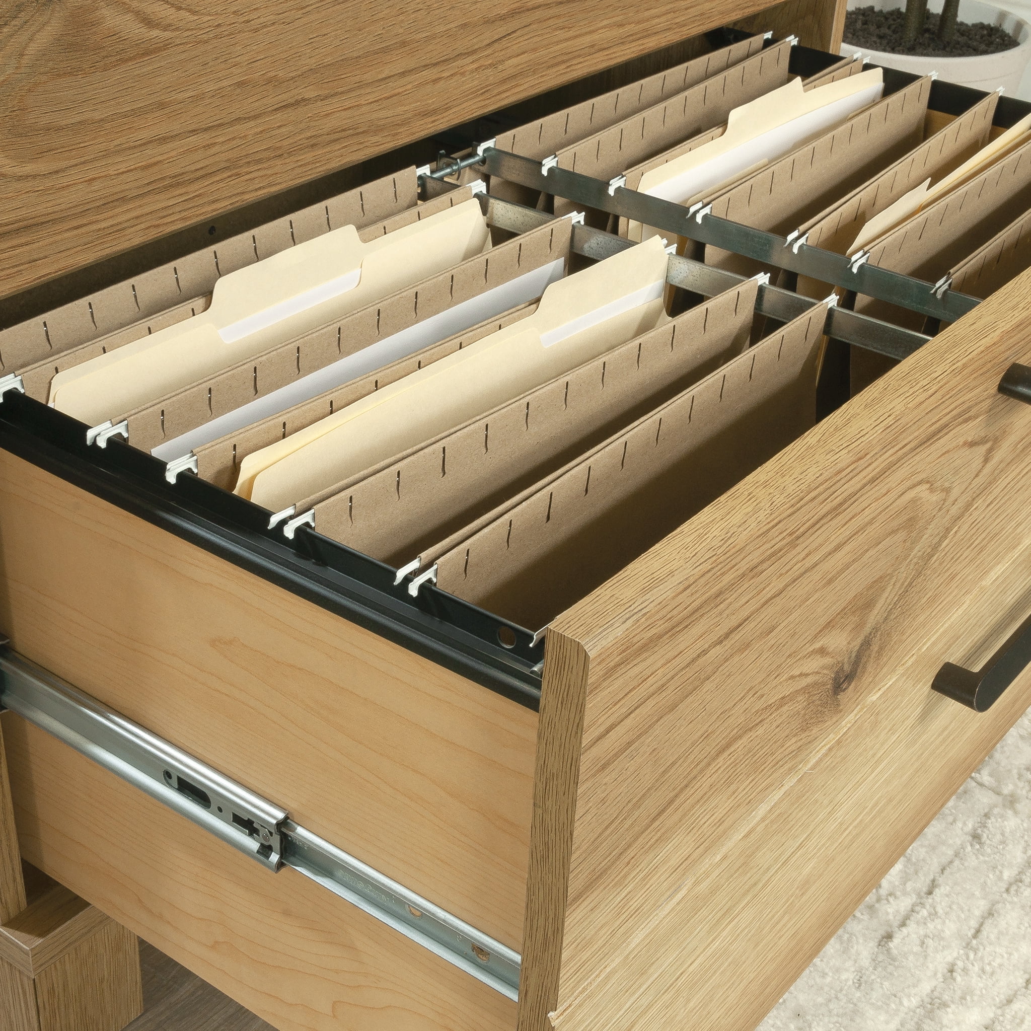 Sauder Rosedale Ranch Lateral File Cabinet, Timber Oak Finish