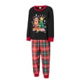 thumbnail image 3 of Family Matching Christmas Pajamas Deer Christmas Tree Print Sleepwear Set, 3 of 10