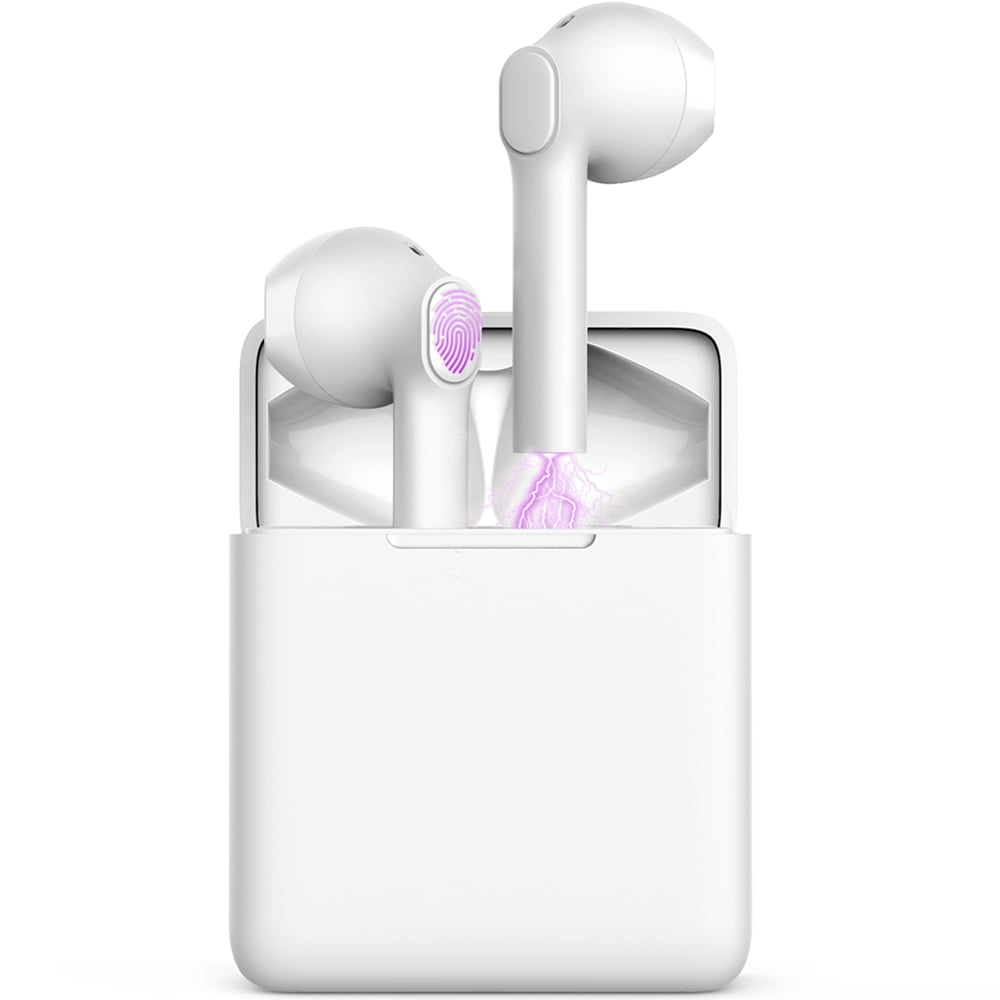Mini Wireless Earbuds with Mini Charging Case Built-in Mics with Deep Bass USB-C Charging【Pink】 Ture Wireless Earbuds In-Ear Headphones BT 5.1 