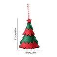 thumbnail image 3 of Yhmxh Christmas Tree Ornaments, Felt Santa Claus Hanging Ornament for Christmas Tree Xmas Tree Ornament, All kinds of Santa Claus Felt Ornaments Xmas Tree Ornament for Home Wall Party Decorations, 3 of 6