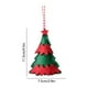 thumbnail image 3 of Adorno navideño de tela no tejida con forma de copo de nieve, decoración para árbol de Rkxzt, 3 of 8
