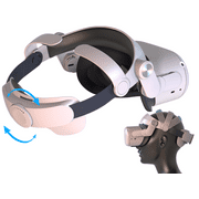 METORY Adjustable Head Strap for Oculus Quest 2, Replacement for Elite Strap, Foldable and Soft, Reduce Face Pressure, Accessories for VR