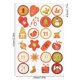 thumbnail image 3 of 1-24 Number Christmas Advent Calendar Sticker Kids Gift Sealing Sticker Labels Christmas Decoration For Home New Year Navidad, 3 of 5