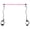 Pink, variant on YAHHU Adjustable Pilates Bar Kit, 3-Section Portable Pilates Workout Stick with Resistance Bands, Home Gym Body Building Puller for Yoga, Stretching and Fitness, Pink (35 inches / 89 cm)