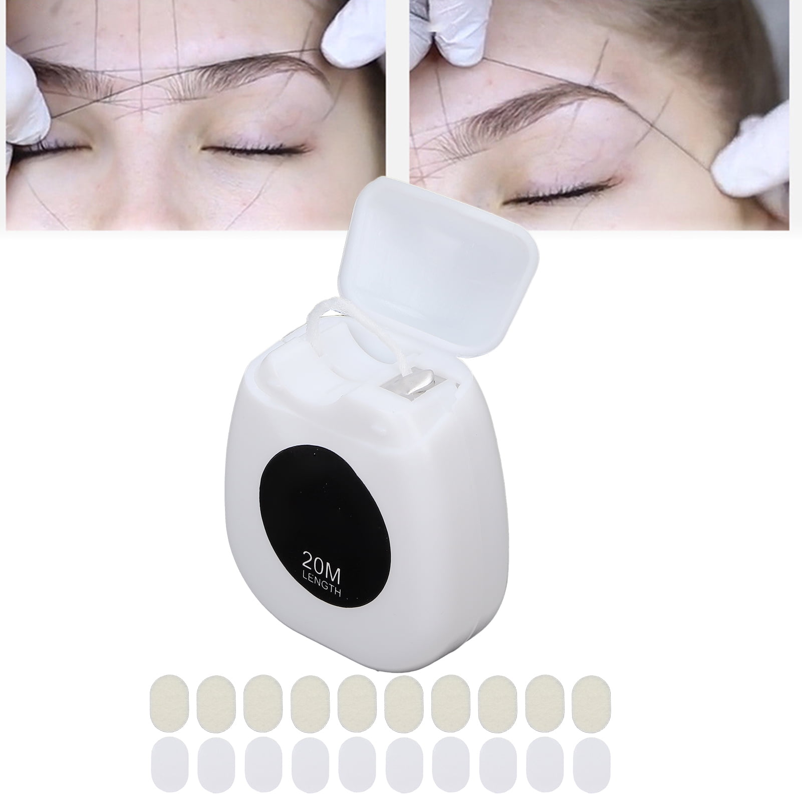 EZSPTO PreInked Eyebrow Mapping String Eyebrow Microblading Supplies