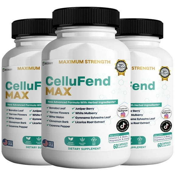 GreenVify CelluFend – Advanced Body Firming & Skin Wellness Support Supplement.