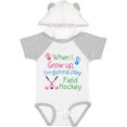 thumbnail image 3 of Inktastic Future Field Hockey Player Boys or Girls Baby Bodysuit, 3 of 5