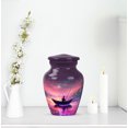 thumbnail image 6 of JAGASY Fishing Urn for Father - Pink Small Urn for Ashes Adult Male & Female - Sunset Boat Water Decorative Urns for Human Ashes Keepsake- Miniature Cremation Urns for Mom & Dad - (3 Inch), 6 of 7