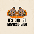 thumbnail image 4 of Inktastic Twins First Thanksgiving Turkey Boys or Girls Baby T-Shirt, 4 of 5