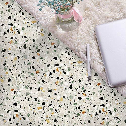 AMAZING WALL Self Adhesive Terrazzo Floor Pattern Sticker 15.7x78.7 1PCS/Set