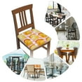 thumbnail image 7 of Cauagu Tasty Toasts for Dining Chair Seat Covers,Slipcovers Kitchen Chair Covers Upholstered Chair Seat Cushion Cover Chair Seat Protector-Four Pieces, 7 of 7