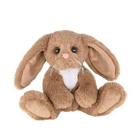Bearington Lil’ Benny Brown Plush Stuffed Animal Bunny Rabbit, Adorable, Soft and Cuddly, Great Gift for Bunny Lovers of All Ages, Birthdays, Holidays and Special Occasions, 6 inches