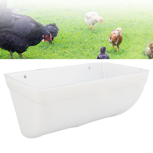 Aldeo De Alimentación De La Cerca Colgante, Alimentador De Pollo Colgante De Gran Capacidad Para Recipiente Alimentación Ganado, Cubo De Agua De Aves De Corral Para Cabras