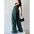 thumbnail image 4 of DcoolMoogl Women's Parachute Pants Cargo Trousers Elastic Waist Wide Leg Track Pants Y2k Clothing, 4 of 7