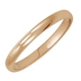 thumbnail image 3 of Women's 14K Rose Gold 2mm Tradiational Classic Plain Wedding Band  Ring Size 5.5, 3 of 3