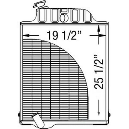 RAParts R2194 Radiator Fits John Deere