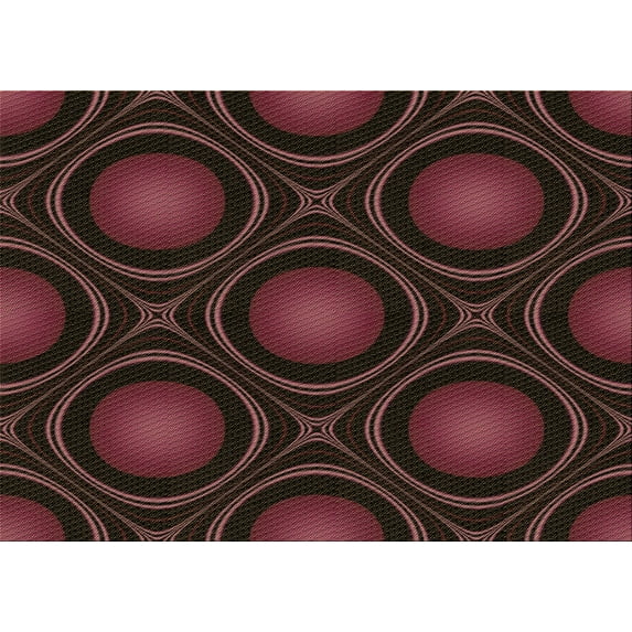 Ahgly Company Indoor Rectangle Patterned Dark Scarlet Red Area Rugs, 2' x 3'