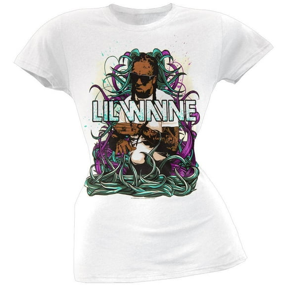 Lil Wayne - I Am Music White Juniors T-Shirt