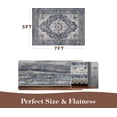 thumbnail image 2 of -Runner Rug X Rugs for Living Room- Machine Washable Rug-Soft Living Room Rug-Vintage Non Slip Carpet-Rugs for Bedrooms Dining Office, 2 of 7