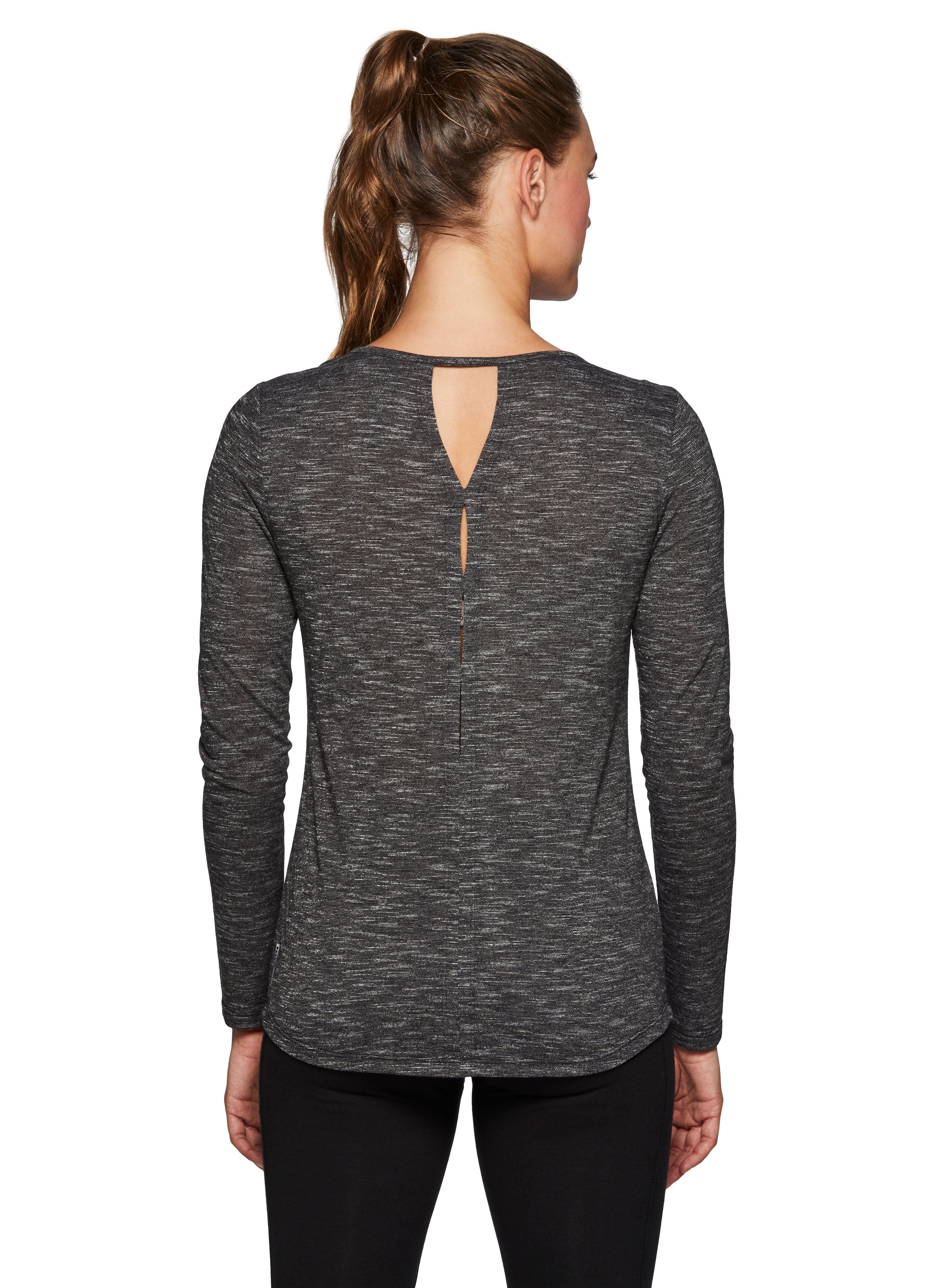 open back long sleeve yoga top