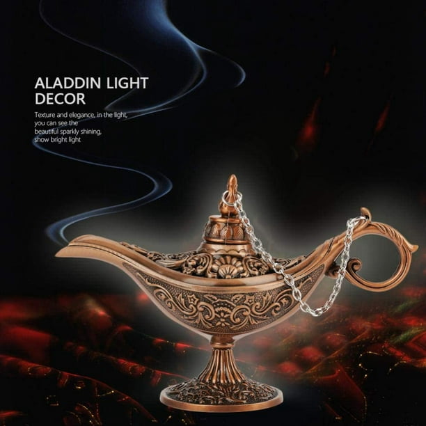 Stunning aladdin brass genie lamp for Decor and Souvenirs 