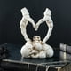 thumbnail image 1 of Adorno de Corazón con Huesos de Mano de Esqueleto para Decoración de Halloween | Resina | Blanco | 13X10Cm | Ligero | Decoración de Mesa para Interiores | 1 Unidad, 1 of 6