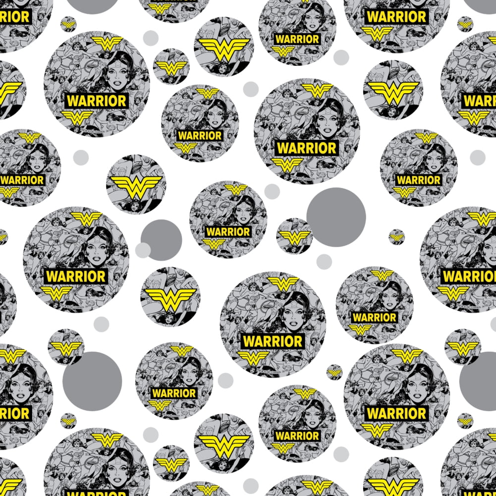 Wonder Woman Warrior Pattern Premium Gift Wrap Wrapping Paper Roll
