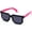 Pink, variant on Newbee Fashion Kyra 8-Bit Retro 80's Video Game Colored Templed Party Sunglasses