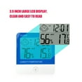 thumbnail image 2 of Yeacher Digital Thermo-Hygrometer Thermometer Hygrometer Indoor Room Temperature Humidity Gauge Meter Alarm Clock LCD Display, 2 of 8