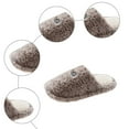 thumbnail image 3 of Leozcaa Women's Fuzzy Scuff Slippers Soft Comfy Memory Foam Non-slip Indoor House Shoes for Indoor Outdoor, 3 of 5