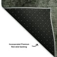 thumbnail image 5 of Addison Rugs Mayfield Premium Machine Washable Transitional Abstract Pewter Rectangle Rug, 3' x 5', 5 of 6