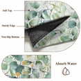 thumbnail image 6 of Green Round Area Rug 8Ft Washable Large Circle Rugs for Living Room Dorm, Eucalyptus Leaves Non-Slip Carpet Floor Mats Indoor Outdoor Carpet Runner Aesthetic Home Decor, 6 of 8