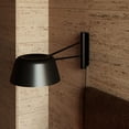 thumbnail image 2 of Sonneman 2030.25W Ray 6" Tall Led Short Wall Sconce - Satin Black / Opal White, 2 of 7