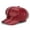 Wine Red, variant on Happy Date Newsboy Caps for Women, Faux Leather Cabbie Painter Hat Gatsby Ivy Beret Cap