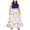 Multicoloured - blue, variant on City Studio Womens 2 Piece Formal Fit & Flare Dress, Multicoloured, Plus Size, 18W