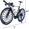 thumbnail image 2 of Bamboohart Mini Racing Bicycle Ornament Vehicles Mountain Bike Toy Model Decoration Crafts for Home (White#3), 2 of 6