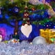 thumbnail image 1 of mfyjkho Muñeco navideño de punto brillante sin rostro, enano Rudolf con luz LED, base resistente para escritorio de casa u oficina, 1 unidad, 1 of 6