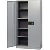 Muscle Rack Electronic Lock 5-Shelf Cabinet, Gray