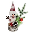 thumbnail image 2 of Estatua de muñeco de árbol de Navidad en miniatura de 25 cm, decoración navideña para el hogar durante las vacaciones Estilo A, 2 of 8