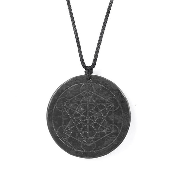 Natural Pendant Necklaces with Ropes Flat Round Star 15.75~17.72 inch(40~45cm)