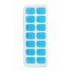 thumbnail image 2 of Batería de Cocina 14 rejillas DIY molde de celosía de hielo moldes de chocolate de silicona con tapa (azul) Wdftyju Libre de BPA, 2 of 6