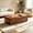 Walnut + MDF-1, variant on AUU 39.3" x 21.6" Marble-Patterned MDF Rectangular Coffee Table, Waterproof & Easy to Clean, Modern Minimalist Living Room Table