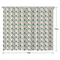 thumbnail image 5 of White Christmas Gingerbread and Tree Pattern Shower Curtain 84"x72" ,Bathroom Decorative Shower Curtains Set with 12 Hooks,Modern Waterproof Washable Shower Curtain, 5 of 6