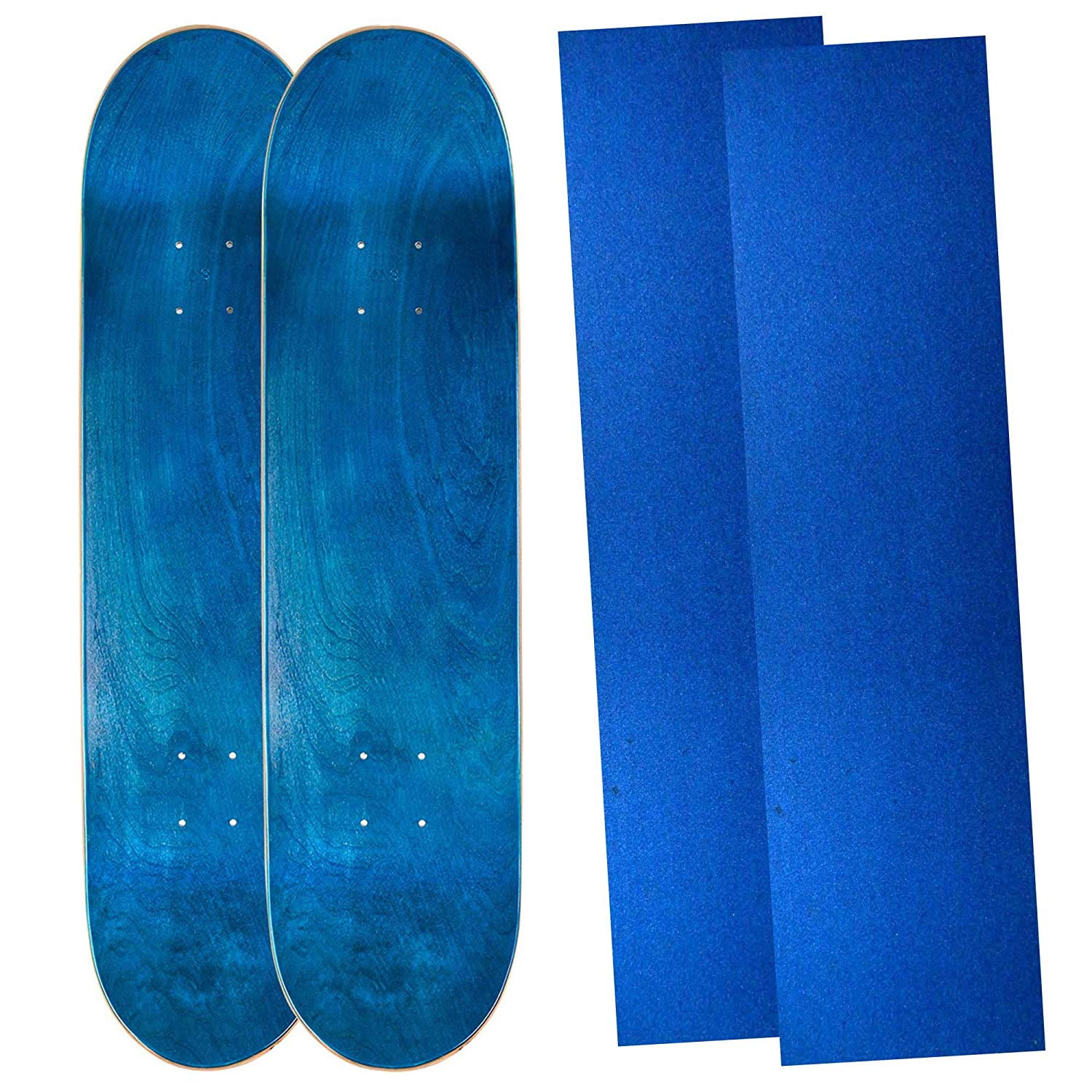 Cal 7 Blank Maple Skateboard Deck with Color Grip Tape 8.5 Inch Two