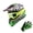 Z Bundle Shark Green, variant on 1Storm Adult Motocross Helmet BMX MX ATV Dirt Downhill Mountain Helmet SC09S Monster Shark Orange; + Goggles + Skeleton Orange Glove Bundle