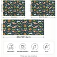 thumbnail image 2 of Fox Hedgehog Satin Pillowcase for Hair and Skin Silk Pillowcase, Queen Size(20x30 inches) - Slip Cooling Satin Pillow Covers with Envelope Closure（351） Home Decor Gifts, 2 of 7