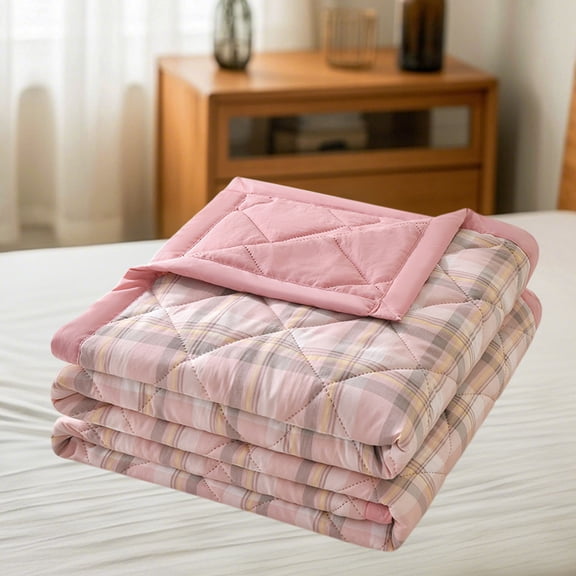 Washed Summer Quilt Cotton Lightweight Thin Embossed Multicolor 100x150cm for Bedding (Multicolor) ,Hulucky