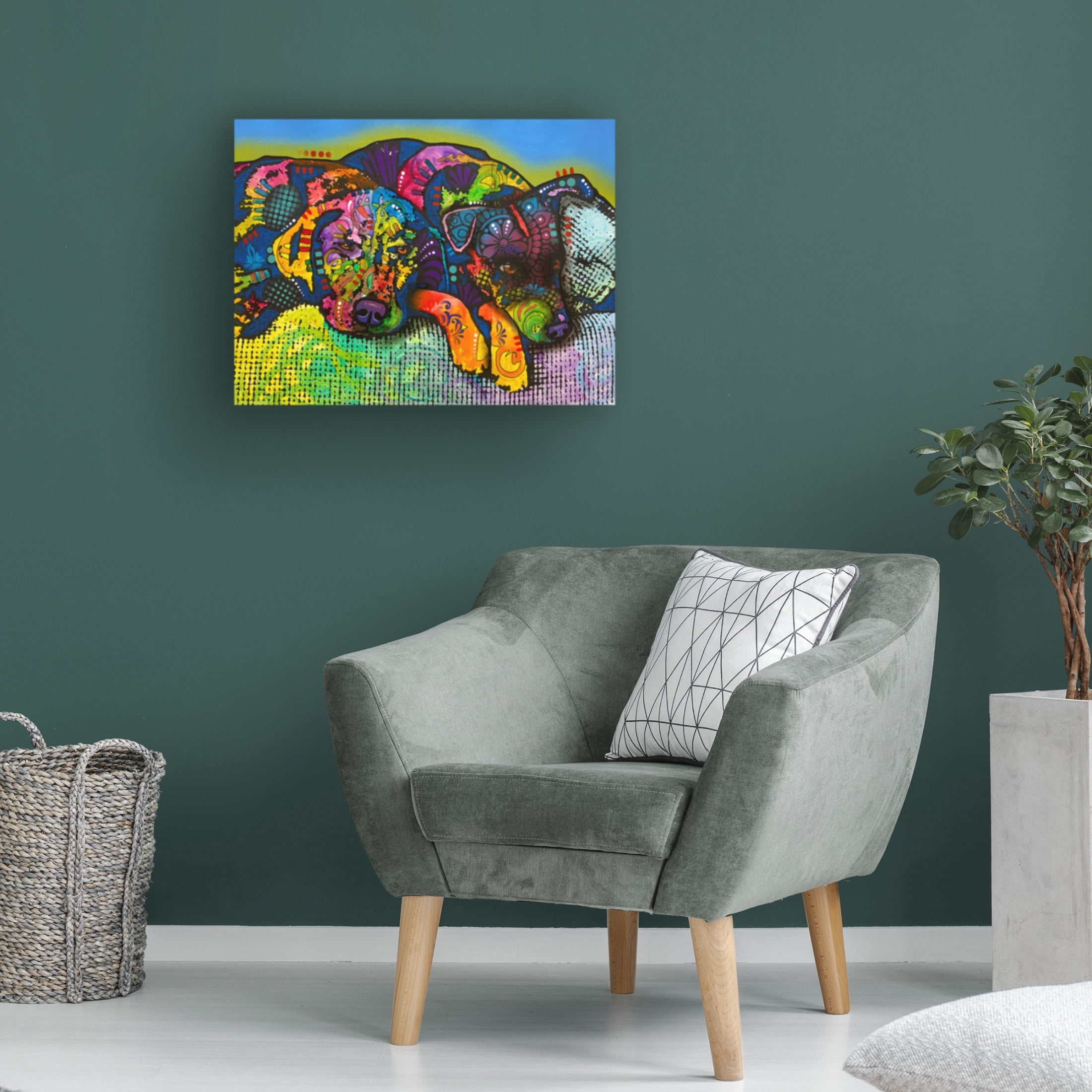 Canvas Wall Art - Dean Russo 'Is It Worth Getting Up For' Wall Art for Living Room, Bedroom, or Office Décor by Trademark Fine Art - 32 x 24 Inches